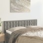 vidaXL Cabeceros 2 unidades terciopelo gris claro 72x5x78/88 cm vidaXL Cabeceros 2 unidades terciopelo gris claro 72x5x78/88 cm