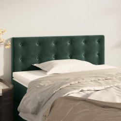 vidaXL Cabecero de terciopelo verde oscuro 100x5x78/88 cm
