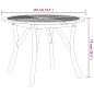 vidaXL Mesa de jardín madera maciza de acacia Ø110 cm vidaXL Mesa de jardín madera maciza de acacia Ø110 cm