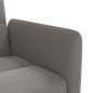 vidaXL Sofá cama con portavasos tela gris taupé vidaXL Sofá cama con portavasos tela gris taupé