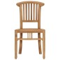 vidaXL Conjunto de comedor de jardín 3 piezas madera maciza de teca vidaXL Conjunto de comedor de jardín 3 piezas madera maciza de teca
