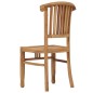 vidaXL Conjunto de comedor de jardín 3 piezas madera maciza de teca vidaXL Conjunto de comedor de jardín 3 piezas madera maciza de teca