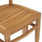 vidaXL Conjunto de comedor de jardín 3 piezas madera maciza de teca vidaXL Conjunto de comedor de jardín 3 piezas madera maciza de teca