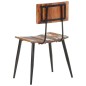 vidaXL Sillas de comedor 6 unidades madera maciza reciclada vidaXL Sillas de comedor 6 unidades madera maciza reciclada