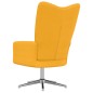 vidaXL Sillón de relax de terciopelo amarillo mostaza vidaXL Sillón de relax de terciopelo amarillo mostaza