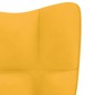 vidaXL Sillón de relax de terciopelo amarillo mostaza vidaXL Sillón de relax de terciopelo amarillo mostaza