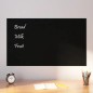 vidaXL Pizarra magnética de pared vidrio templado negro 100x60 cm vidaXL Pizarra magnética de pared vidrio templado negro 100x60 cm