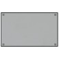 vidaXL Pizarra magnética de pared vidrio templado negro 100x60 cm vidaXL Pizarra magnética de pared vidrio templado negro 100x60 cm