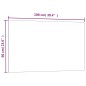 vidaXL Pizarra magnética de pared vidrio templado negro 100x60 cm vidaXL Pizarra magnética de pared vidrio templado negro 100x60 cm
