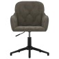 vidaXL Sillas de comedor giratorias 2 unidades terciopelo gris oscuro vidaXL Sillas de comedor giratorias 2 unidades terciopelo gris oscuro