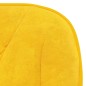 vidaXL Sillas de comedor giratorias 2 uds terciopelo amarillo vidaXL Sillas de comedor giratorias 2 uds terciopelo amarillo