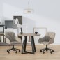 vidaXL Sillas de comedor giratorias 2 uds de terciopelo gris claro vidaXL Sillas de comedor giratorias 2 uds de terciopelo gris claro