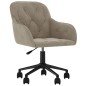 vidaXL Sillas de comedor giratorias 2 uds de terciopelo gris claro vidaXL Sillas de comedor giratorias 2 uds de terciopelo gris claro