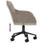 vidaXL Sillas de comedor giratorias 2 uds de terciopelo gris claro vidaXL Sillas de comedor giratorias 2 uds de terciopelo gris claro