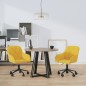 vidaXL Sillas de comedor giratorias 2 uds terciopelo amarillo vidaXL Sillas de comedor giratorias 2 uds terciopelo amarillo