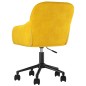 vidaXL Sillas de comedor giratorias 2 uds terciopelo amarillo vidaXL Sillas de comedor giratorias 2 uds terciopelo amarillo