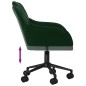 vidaXL Sillas de comedor giratorias 2 unidades terciopelo verde oscuro vidaXL Sillas de comedor giratorias 2 unidades terciopelo verde oscuro