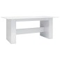 vidaXL Mesa de comedor madera de ingeniería blanco brillo 180x90x76 cm vidaXL Mesa de comedor madera de ingeniería blanco brillo 180x90x76 cm