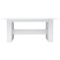 vidaXL Mesa de comedor madera de ingeniería blanco brillo 180x90x76 cm vidaXL Mesa de comedor madera de ingeniería blanco brillo 180x90x76 cm