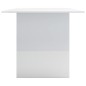 vidaXL Mesa de comedor madera de ingeniería blanco brillo 180x90x76 cm vidaXL Mesa de comedor madera de ingeniería blanco brillo 180x90x76 cm