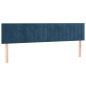 vidaXL Cabecero con LED de terciopelo azul oscuro 180x5x78/88 cm vidaXL Cabecero con LED de terciopelo azul oscuro 180x5x78/88 cm