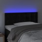 vidaXL Cabecero con LED de terciopelo negro 100x5x78/88 cm vidaXL Cabecero con LED de terciopelo negro 100x5x78/88 cm