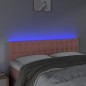 vidaXL Cabecero con LED de terciopelo rosa 144x5x78/88 cm vidaXL Cabecero con LED de terciopelo rosa 144x5x78/88 cm