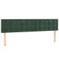 vidaXL Cabecero con LED de terciopelo gris oscuro 160x5x78/88 cm vidaXL Cabecero con LED de terciopelo gris oscuro 160x5x78/88 cm