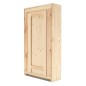 Esschert Design Mesa de bar de pared con estante abatible L natural Esschert Design Mesa de bar de pared con estante abatible L natural