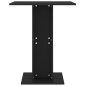 vidaXL Mesa de bistró de madera contrachapada negro 60x60x75 cm
