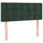 vidaXL Cama box spring colchón y LED terciopelo verde oscuro 100x200cm vidaXL Cama box spring colchón y LED terciopelo verde oscuro 100x200cm