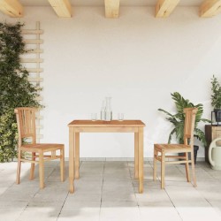 vidaXL Juego de comedor para jardín 3 pzas madera maciza de teca