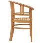 vidaXL Juego de comedor para jardín 5 piezas madera maciza de teca vidaXL Juego de comedor para jardín 5 piezas madera maciza de teca