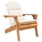 vidaXL Juego de muebles de jardín Adirondack 3 piezas madera acacia