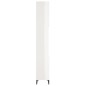 vidaXL Armario de baño madera contrachapada blanco brillo 30x30x190 cm