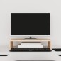 vidaXL Soporte para monitor madera maciza de pino 50x27x10 cm vidaXL Soporte para monitor madera maciza de pino 50x27x10 cm