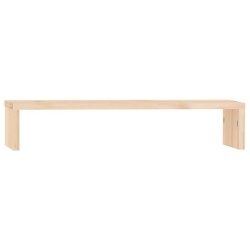 vidaXL Soporte para monitor madera maciza de pino 50x27x10 cm