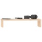 vidaXL Soporte para monitor madera maciza de pino 50x27x10 cm vidaXL Soporte para monitor madera maciza de pino 50x27x10 cm