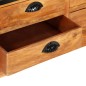 vidaXL Estantería de 4 niveles 6 cajones madera de mango 122x36x181 cm vidaXL Estantería de 4 niveles 6 cajones madera de mango 122x36x181 cm