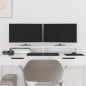 vidaXL Soporte de monitor madera maciza de pino blanco 100x27x10 cm vidaXL Soporte de monitor madera maciza de pino blanco 100x27x10 cm