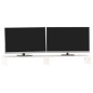 vidaXL Soporte de monitor madera maciza de pino blanco 100x27x10 cm vidaXL Soporte de monitor madera maciza de pino blanco 100x27x10 cm