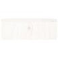 vidaXL Soporte de monitor madera maciza de pino blanco 100x27x10 cm vidaXL Soporte de monitor madera maciza de pino blanco 100x27x10 cm