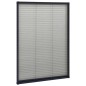 vidaXL Mosquitera plisada para ventanas aluminio antracita 80x120cm vidaXL Mosquitera plisada para ventanas aluminio antracita 80x120cm