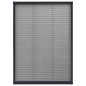 vidaXL Mosquitera plisada para ventanas aluminio antracita 80x120cm vidaXL Mosquitera plisada para ventanas aluminio antracita 80x120cm
