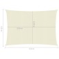 vidaXL Toldo de vela crema HDPE 160 g/m² 2,5x3,5 m vidaXL Toldo de vela crema HDPE 160 g/m² 2,5x3,5 m