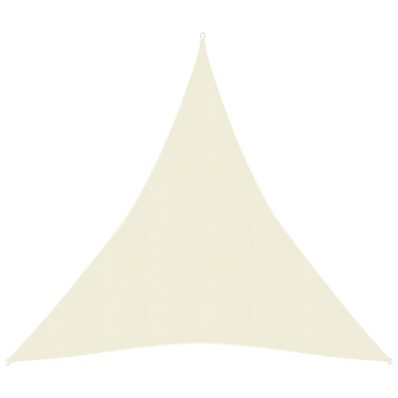 vidaXL Toldo de vela HDPE color crema 160 g/m² 5x7x7 m vidaXL Toldo de vela HDPE color crema 160 g/m² 5x7x7 m