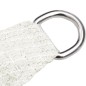 vidaXL Toldo de vela blanco HDPE 160 g/m² 4x4 m
