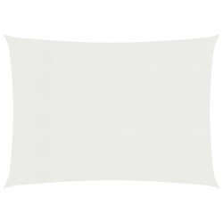 vidaXL Toldo de vela blanco HDPE 160 g/m² 3,5x5 m