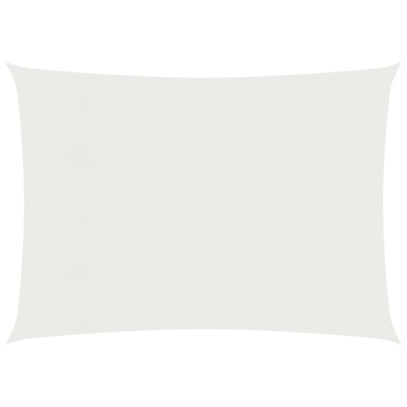 vidaXL Toldo de vela blanco HDPE 160 g/m² 3,5x5 m vidaXL Toldo de vela blanco HDPE 160 g/m² 3,5x5 m