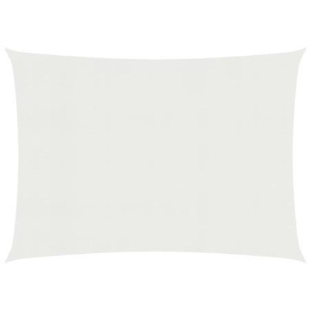 vidaXL Toldo de vela blanco HDPE 160 g/m² 3,5x5 m